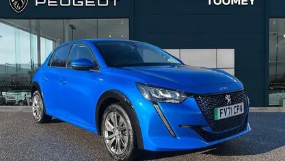 Blue Used 2021 Peugeot e-208 Allure Hatchback | £10,995 (Fair price)