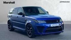 Blue Used 2021 Land Rover Range Rover Sport SVR SUV | £53,416 (Good price)