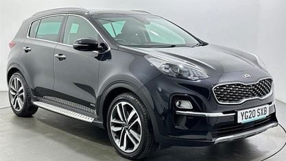 Begagnad Kia Sportage 185 HK (136 kW) 2019 Svart SUV