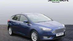 Blue Used 2017 Ford Focus Titanium Hatchback | £7,490 (Good price)