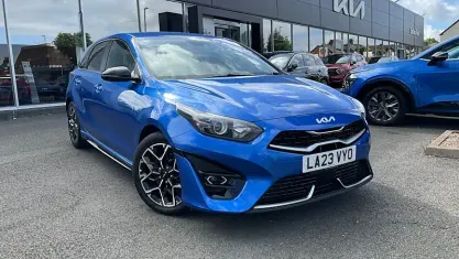 Used Kia Ceed GT-Line 160 HP (117 kW) 2023 Blue Hatchback