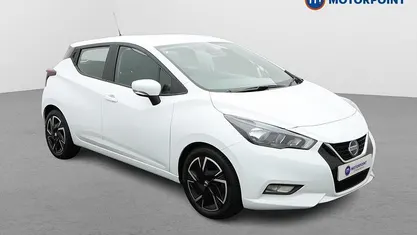 Used Nissan Micra Acenta 92 HP (67 kW) 2021 White Hatchback
