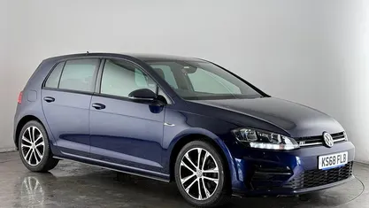 Blue Used 2019 VW Golf VII R-line Hatchback | £14,050 (Fair price)
