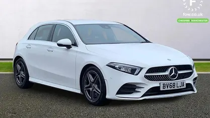 White Used 2019 Mercedes A250 AMG Line Premium Hatchback | £17,099 (Fair price)