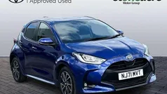 Blue Used 2021 Toyota Yaris Hybrid Design Hatchback | £16,500 (Fair price)