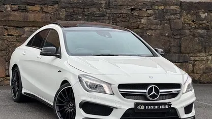 Used Mercedes CLA45 AMG AMG 360 HP (264 kW) 2014 White Sedan