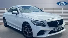 White Used 2019 Mercedes C300 AMG line Coupe | £18,026 (Fair price)