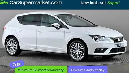 Begagnad Seat Leon SE Dynamic 116 HK (85 kW) 2020 Vit Halvkombi