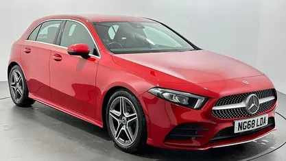 Red Used 2019 Mercedes A200 AMG line Hatchback | £13,808 (Fair price)