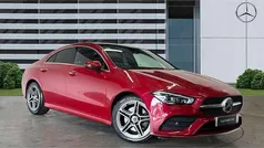 Red Used 2022 Mercedes CLA200 AMG Line Premium Plus Coupe | £26,219 (Fair price)