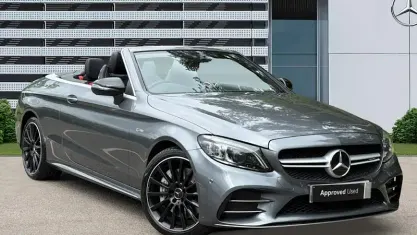 Usado Mercedes C43 AMG Premium 390 HP (286 kW) 2019 Cinzento Cabrios