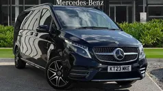 Black Used 2023 Mercedes V220 AMG line MPV | £57,992 (Fair price)