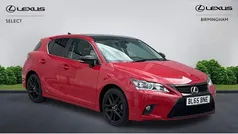 Red/black Used 2015 Lexus CT200h Sport Line Hatchback | £13,456 (Fair price)
