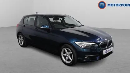 Used BMW 118 Comfort Edition 136 HP (100 kW) 2017 Blue Hatchback