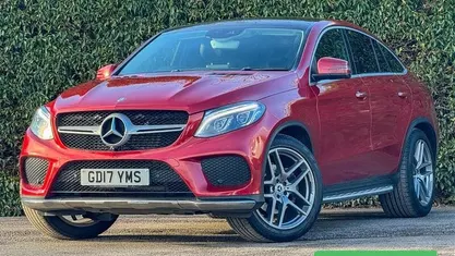 Used Mercedes GLE350 AMG Line Premium Plus 258 HP (189 kW) 2017 Red Coupe