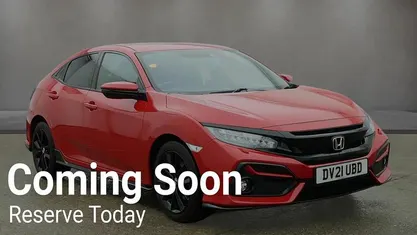 Used Honda Civic Sport 182 HP (133 kW) 2021 Red Hatchback