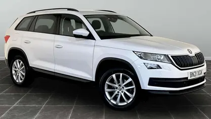 White Used 2021 Skoda Kodiaq SE SUV | £14,495 (Super price)