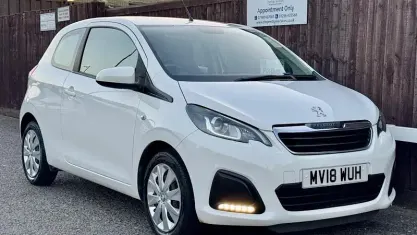 Used Peugeot 108 Active 68 HP (50 kW) 2018 White Hatchback