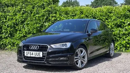 Used Audi A3 Sportback S-Line 150 HP (110 kW) 2014 Black Hatchback