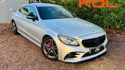 Silver Used 2019 Mercedes C300 AMG Line Premium Coupe | £17,695 (Fair price)