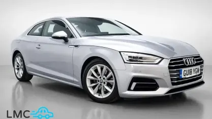 Used Audi A5 Sport 190 HP (139 kW) 2018 Silver Coupe