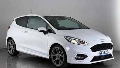 Used Ford Fiesta ST-Line 125 HP (91 kW) 2018 White Hatchback