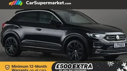 Black Used 2021 VW T-Roc R-line SUV | £20,197 (Fair price)