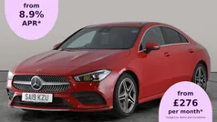 Red Used 2019 Mercedes CLA220 AMG line Sedan | £19,938 (Fair price)