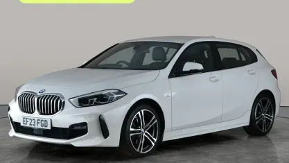 Used BMW 118 M Sport 136 HP (100 kW) 2023 White Hatchback