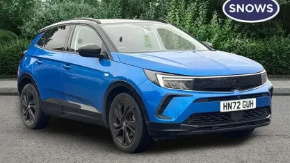 Used Vauxhall Grandland X GS Line 131 HP (96 kW) 2022 Blue SUV