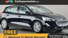 Black Used 2019 Ford Focus Titanium Hatchback | £11,447 (Fair price)