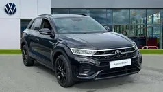 Deep black pearl Used 2023 VW T-Roc R-line SUV | £24,791 (Fair price)