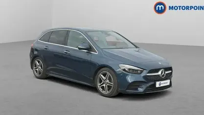 Used Mercedes B200 AMG Line Premium Plus 163 HP (119 kW) 2021 Blue Hatchback