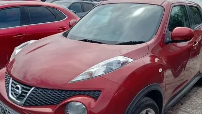 Used Nissan Juke Acenta 117 HP (86 kW) 2013 Red SUV