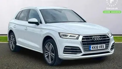 Begagnad Audi Q5 Design 252 HK (185 kW) 2018 Vit SUV
