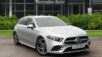 Used Mercedes A180 AMG line 116 HP (85 kW) 2020 Silver Hatchback