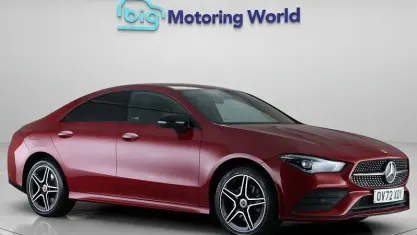 Used Mercedes CLA250e AMG Line Premium 218 HP (160 kW) 2022 Red Coupe