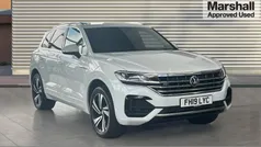 White Used 2019 VW Touareg R-line SUV | £29,491 (Fair price)