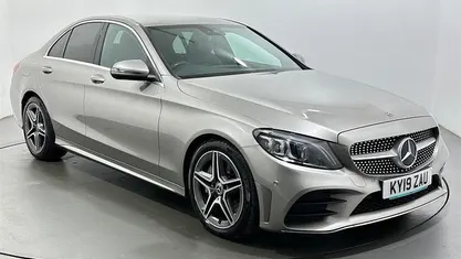 Used Mercedes C300 AMG Line Premium 245 HP (180 kW) 2019 Silver Sedan