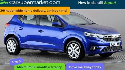 Used Dacia Sandero Expression 91 HP (66 kW) 2024 Blue Hatchback