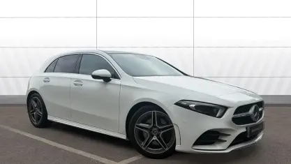 Begagnad Mercedes A220 AMG Line Premium Plus 190 HK (139 kW) 2020 Svart Halvkombi