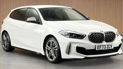 Used BMW M135 Sport Line 306 HP (225 kW) 2023 Alpine white Hatchback