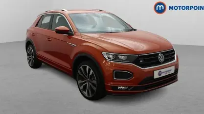 Used VW T-Roc R-line 150 HP (110 kW) 2021 Orange SUV