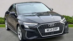 Black Used 2021 Audi A3 S-Line Sedan | £22,397 (Fair price)