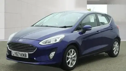 Used Ford Fiesta Zetec 101 HP (74 kW) 2018 Blue Hatchback
