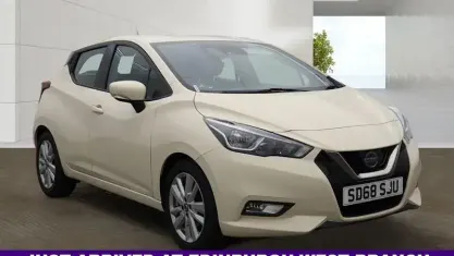 Used Nissan Micra Acenta 90 HP (66 kW) 2018 White Hatchback