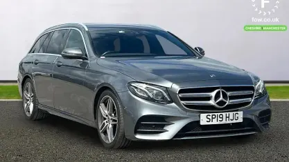 Used Mercedes E220 AMG line 194 HP (142 kW) 2019 Grey Estate