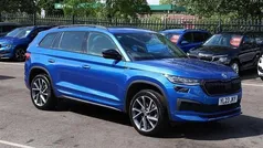 Race blue metallic Used 2023 Skoda Kodiaq SportLine SUV | £33,295 (Fair price)