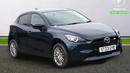 Used Mazda 2 Exclusive-Line 116 HP (85 kW) 2023 Blue Hatchback