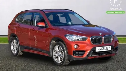 Used BMW X1 Sport Line 192 HP (141 kW) 2018 Orange SUV